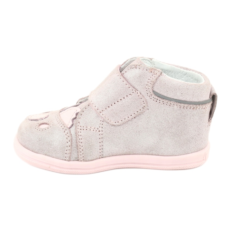 Stivaletti con velcro Koala Bartek 71150 rosa grigio 2