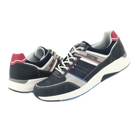 Scarpe sportive ADI American Club RH07 rosso blu navy grigio 4