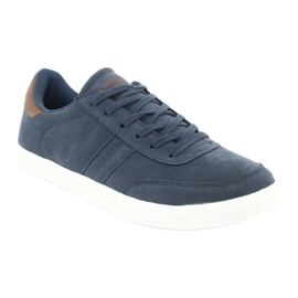 Sneakers sportive da uomo American Club WT24 blu navy 1