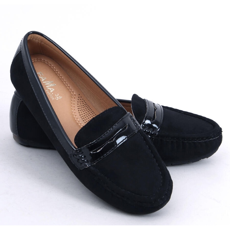 Mocassini da donna neri FM2958-3 Black nero 2