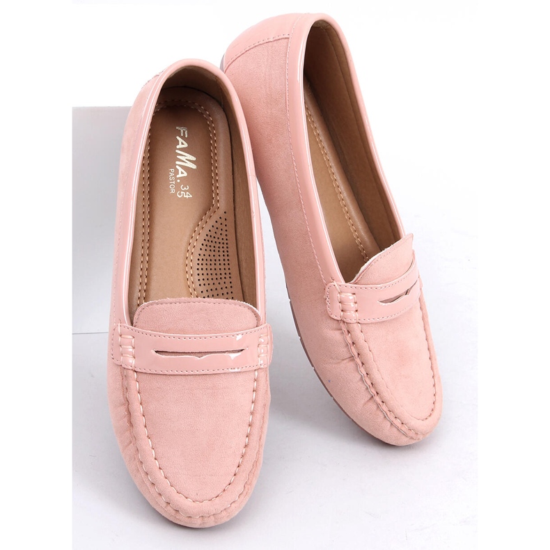 Mocassini rosa da donna FM2958-3 Rosa 1