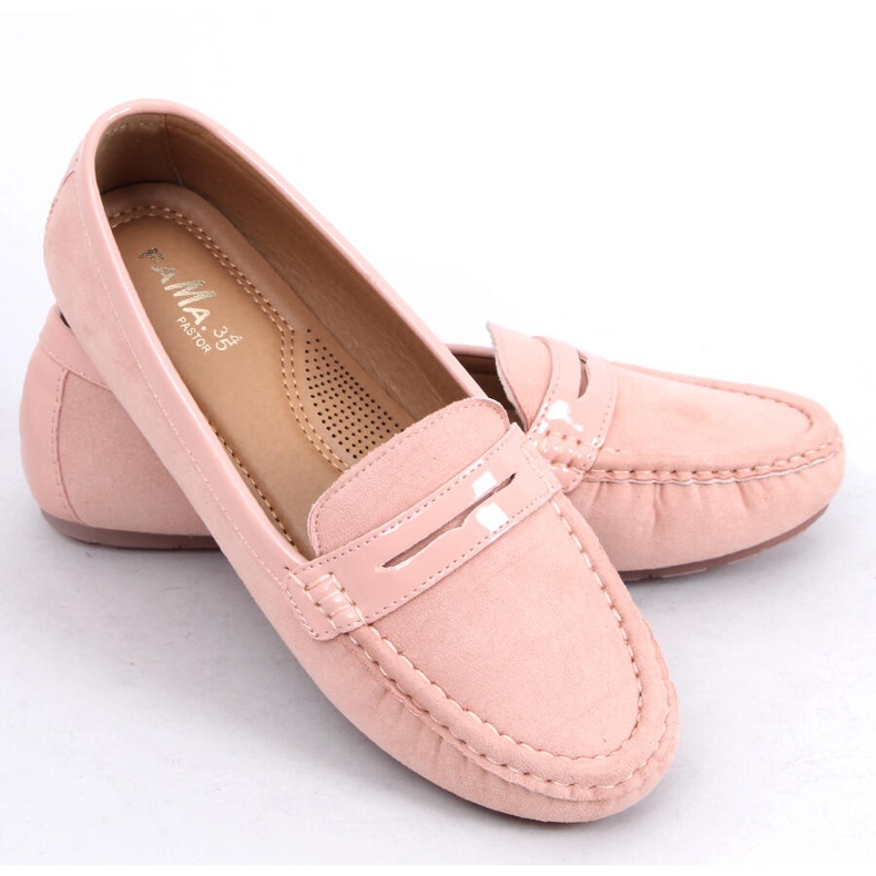 Mocassini rosa da donna FM2958-3 Rosa 2