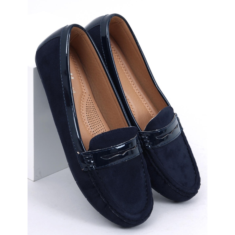 Mocassini da donna blu navy FM2958-3 Blu 1
