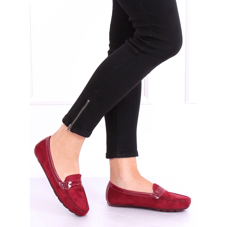 Mocassini donna bordeaux FM2958-3 Wine rosso 2