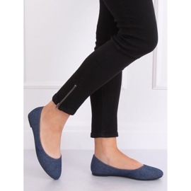 Ballerine lisce blu navy Z1005 Navy 2
