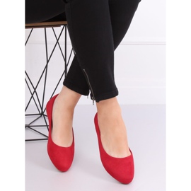 Ballerine tinta unita rosse Z1005 Red rosso 2