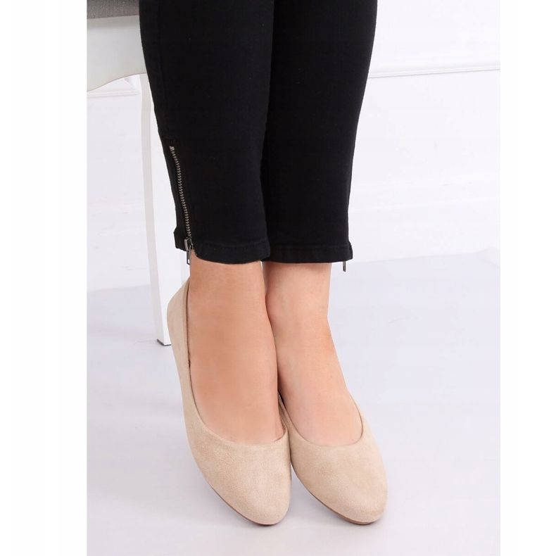 Ballerine lisce beige Z1005 Beige 1
