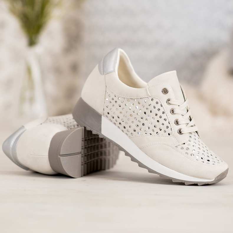 Kylie Scarpe traforate sulla piattaforma marrone 1