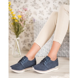 Aclys Scarpe blu navy traforate 1