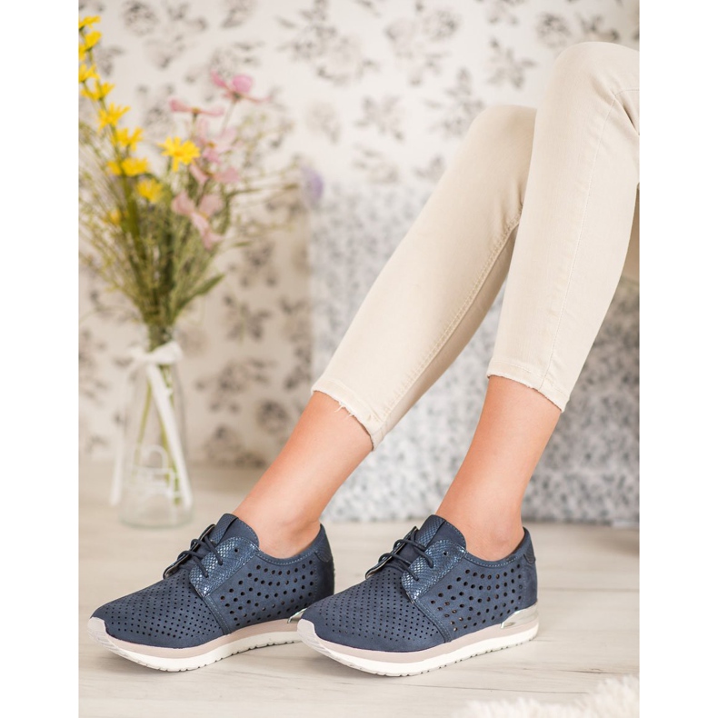 Aclys Scarpe blu navy traforate 1