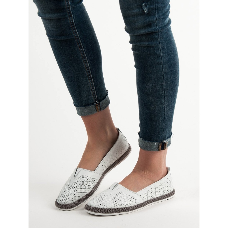Goodin Ballerine traforate bianco 1