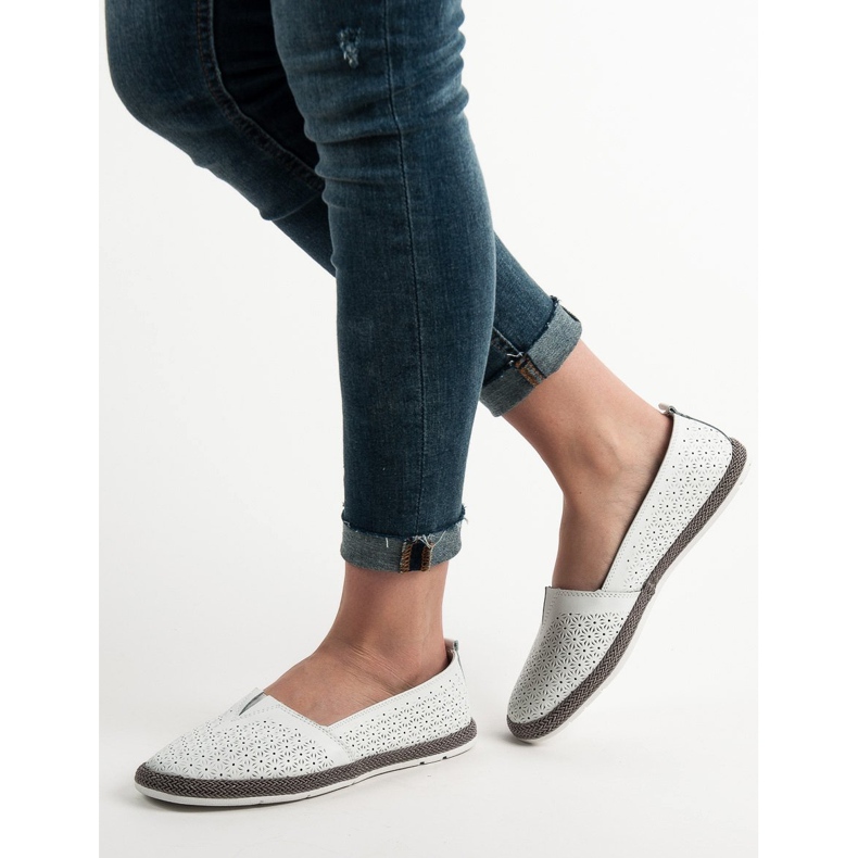 Goodin Ballerine traforate bianco 2