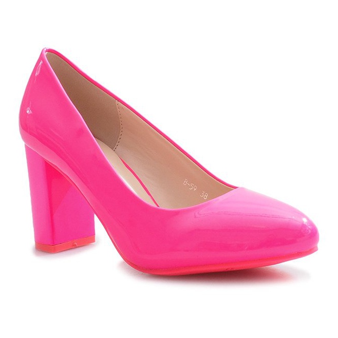 Décolleté laccate Pink Snipes rosa 1