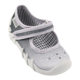 Scarpe per bambini Befado 109P185 argento grigio 1