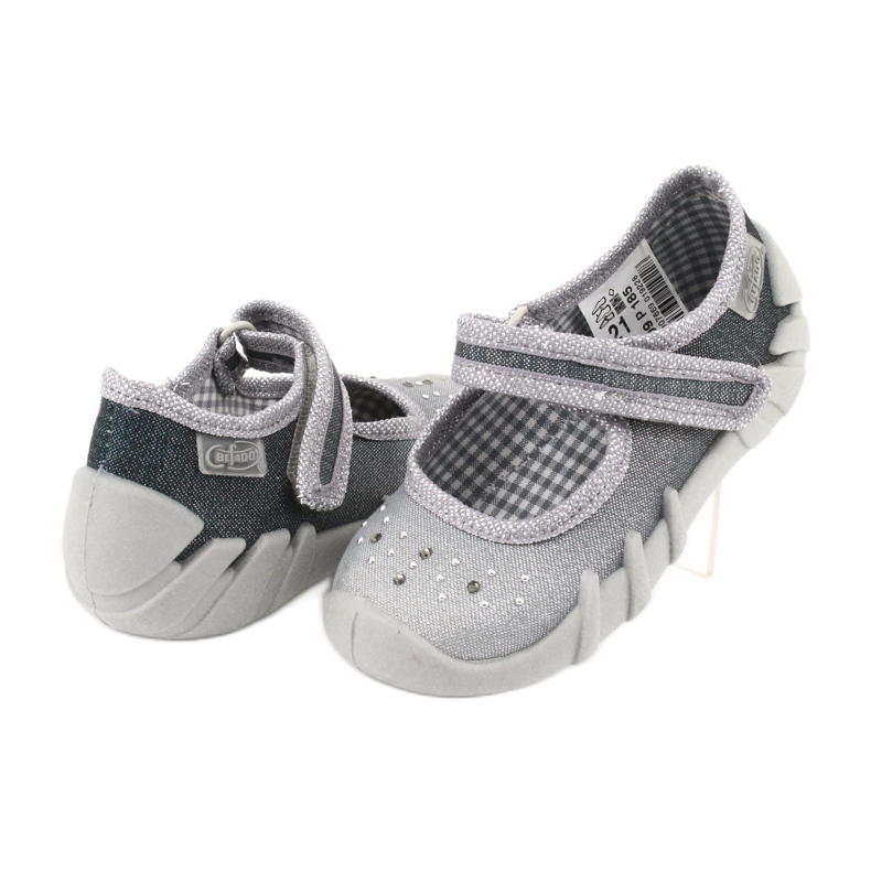 Scarpe per bambini Befado 109P185 grigio 4