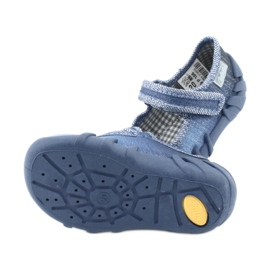 Scarpe per bambini Befado con zirconi 109P186 blu grigio 5