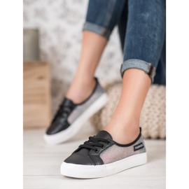 MCKEYLOR Sneakers in rete nero 1