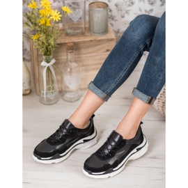Goodin Sneakers in pelle nera nero 1