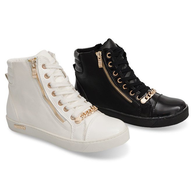 Sneakers Alte Y406 Bianche bianca 1