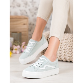 Kylie Scarpe da ginnastica verdi alla moda verde 1