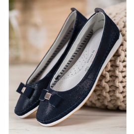 Ballerine Con Fiocco VINCEZA blu navy 2