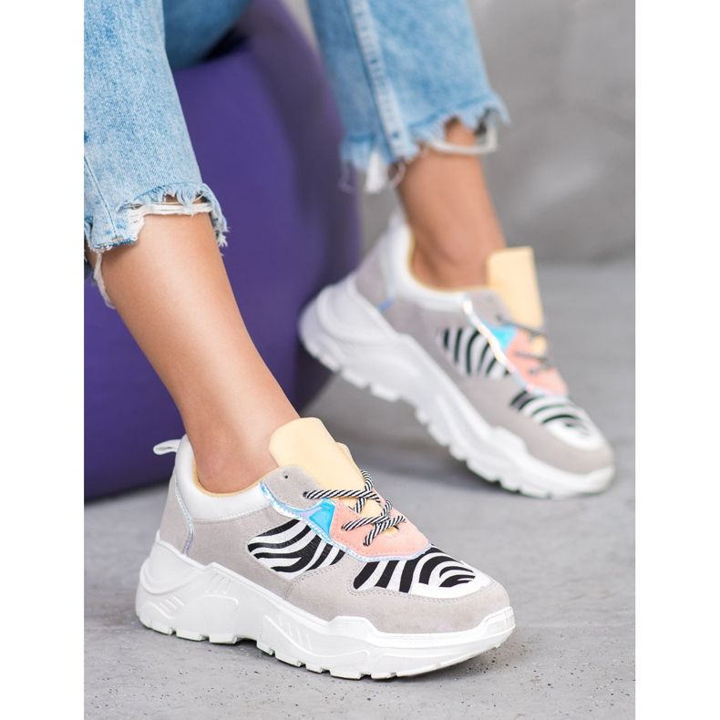 SHELOVET Scarpe da ginnastica alla moda multicolore 1