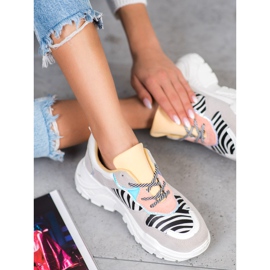 SHELOVET Scarpe da ginnastica alla moda multicolore 2