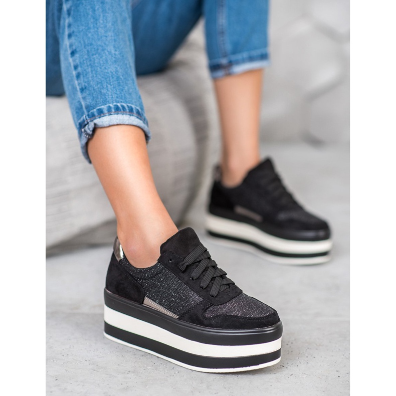 Seastar Scarpe Da Ginnastica Sulla Piattaforma nero grigio 1