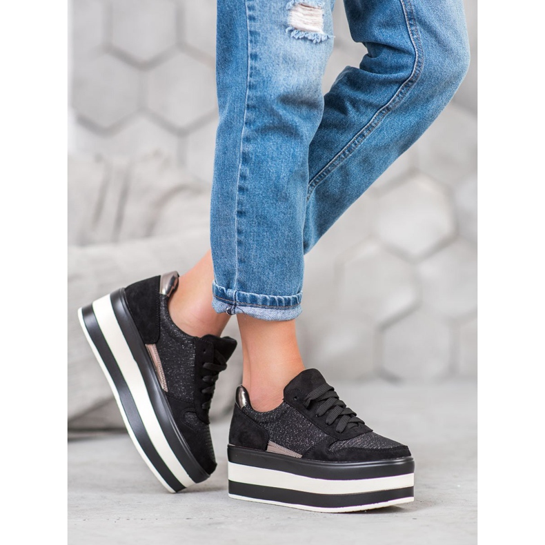 Seastar Scarpe Da Ginnastica Sulla Piattaforma nero grigio 2