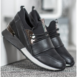 Muto Scarpe sportive sulla piattaforma nero 1