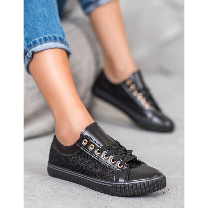 Muto Sneakers Nere Con Rete nero 1