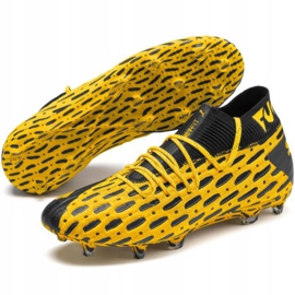 Scarpe da calcio Puma Future 5.1 Netfit Fg Ag M 105755 03 giallo giallo 1
