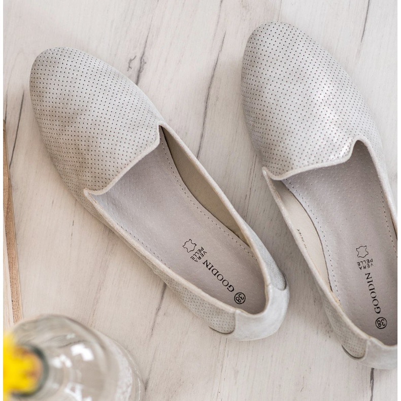 Goodin Signori della pelle beige 2