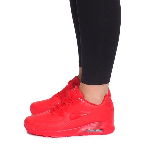 Scarpe da tennis D11N-5 rosse rosso 2