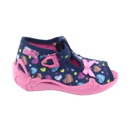 Scarpe per bambini Befado 213P118 blu navy rosa multicolore 1