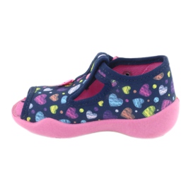 Scarpe per bambini Befado 213P118 blu navy blu arancia rosa giallo 2