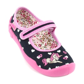 Scarpe per bambini Befado 114X355 nero rosa multicolore 1