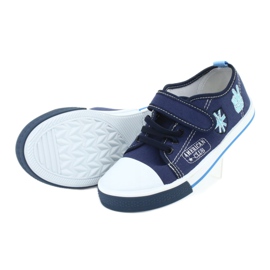 Sneaker American Club TEN10 con velcro blu navy blu 6