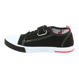 Sneaker American Club TEN10 con velcro nero rosso 2