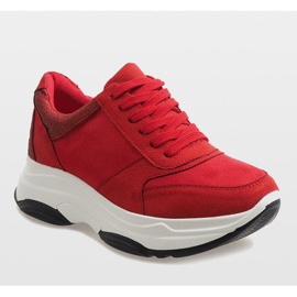 Scarpe sportive rosse 99-15 rosso 1