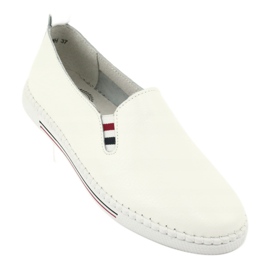 Sneakers slipon in pelle Filippo DP066 bianco 1
