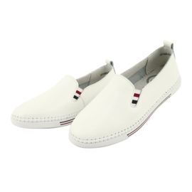 Sneakers slipon in pelle Filippo DP066 bianca 3