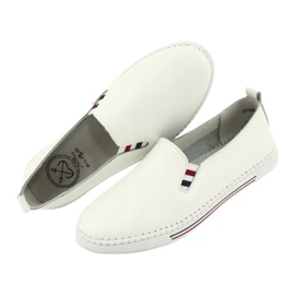 Sneakers slipon in pelle Filippo DP066 bianco 5