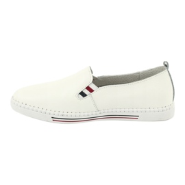 Sneakers slipon in pelle Filippo DP066 bianco 2