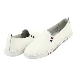 Sneakers slipon in pelle Filippo DP066 bianca 4