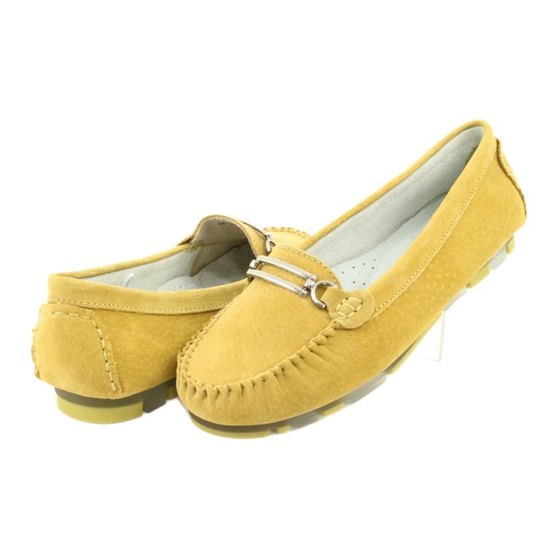 Mocassino in pelle scamosciata Filippo DP 1202 giallo 4