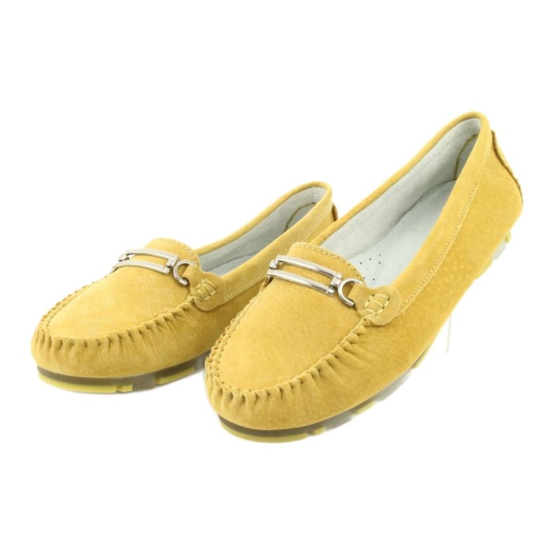 Mocassino in pelle scamosciata Filippo DP 1202 giallo 3