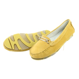 Mocassino in pelle scamosciata Filippo DP 1202 giallo 5
