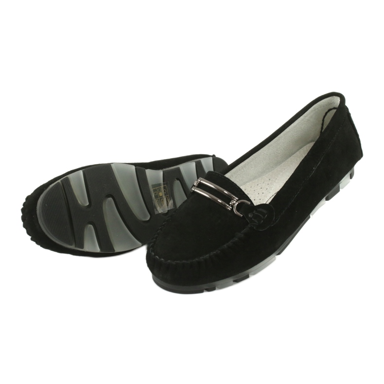 Mocassino Filippo DP1202 in pelle scamosciata nero 5