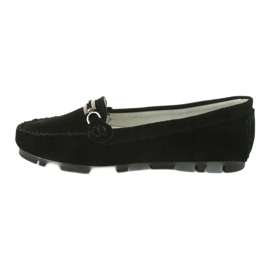 Mocassino Filippo DP1202 in pelle scamosciata nero 2